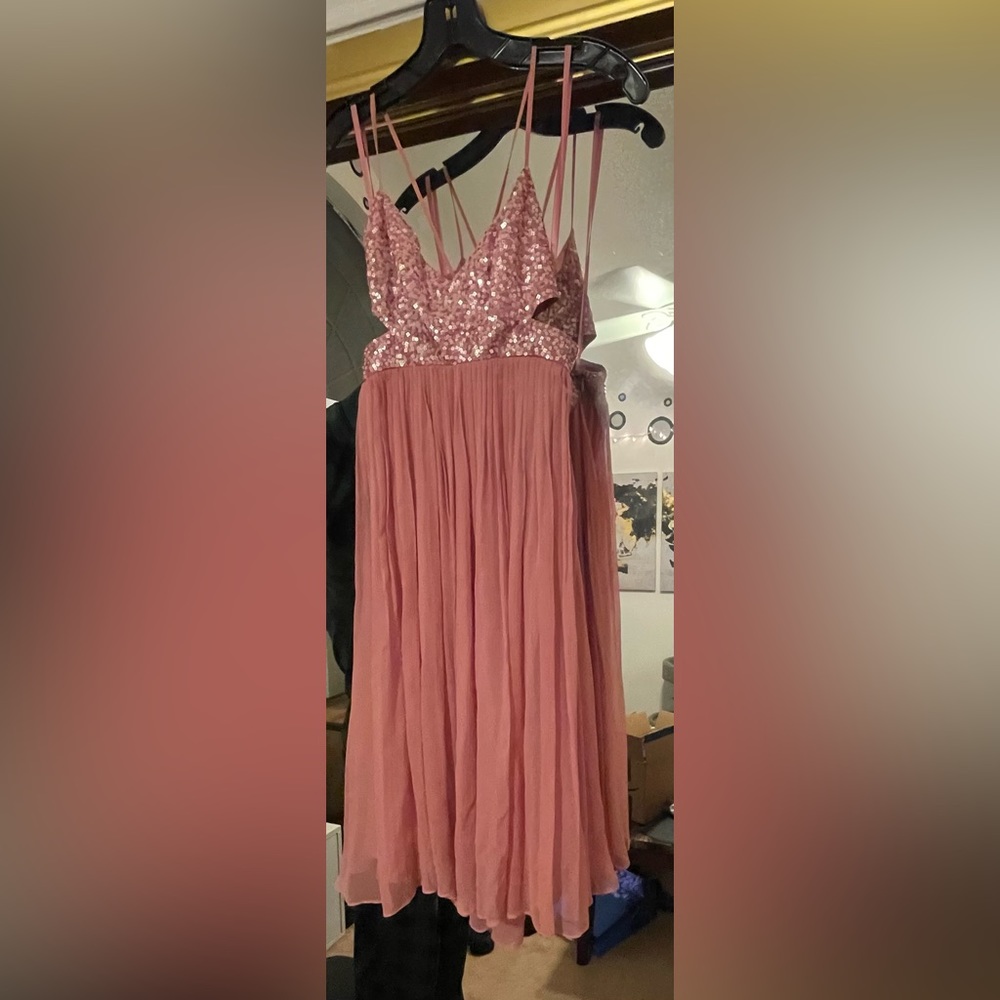 Pink BCBGMaxAzria Prom Dress!